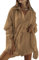 Sovoyontee Damen 2-Teiliges Langarm Loungewear Shorts Lounge Set Sweatsuit Lässiger Trainingsanzug Pyjama Sommer Braun L