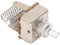 TTOCAR Interrupteur de Ventilateur de Climatisation à 3 Vitesses SW2000, Argenté, Rotatif, Manuel, 4 Positions, Métal, Montage Mural, 4 Voies, 12 V DC, 1 Unité