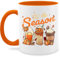 Tasse Tassen 325ml - Halloween - Pumpkin Kürbis Tis' the Season Herbst - 325 ml - Orange - halloween-tasse haloween outfits autumn cup mug hellowee coffee mugs grusel gruselig tis tasse. helloween