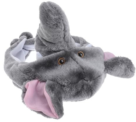 ibasenice Kindermütze Grau Elefant Tiermuster Lustig Und Stilvoll Ideal Für Cosplay Langlebig