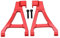 Trisar RC-Car-Aufhängungsarm, 2 Stück Hochharter RC-Front-Unter-Aufhängungsarm aus Aluminiumlegierung für 1/16 RC-Car (Rot)