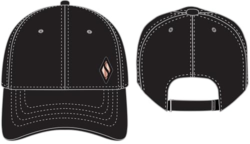 Skechers Women's Skech-Shine Diamond Patch Hat Baseball Cap, Black, One Size Fits All