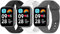 Wanme Armband für Xiaomi Redmi Watch 3 Active Armband Herren Damen, Weiches Silikon Armbänder, Wasserdichtes Sport Uhrenarmband Ersatzarmband für Redmi Watch 3 Active, Schwarz/Weiß/Grau