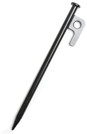 ANKROYU Clou de Sol, Clou de Gazon en Acier de Fer, Piquet de Tente étendu épaissi, Piquet d'ancrage, Piquet de Sol Coupe-Vent pour Le Camping de 20 cm de Longueur (30 cm de Longueur)