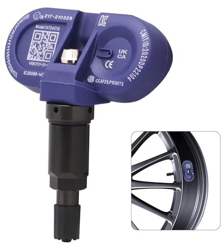 7JI Reifendrucksensor Bluetooth (BLE) für Tesla,TPMS Reifen Sensor Reifendruck-Kontrollsystem,Kompatibel mit Tesla-Modellen, die nach Dezember 2020 Produziert Werden,OEM Ersatzsensoren(1 Stück)