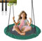 JUNGLE WELL Nest Swing Seat – 100cm Tree Swing for Kids with 160KG Capacity, Adjustable Ropes & Straps, Weatherproof for Outdoor & Indoor Use(Racing Green)