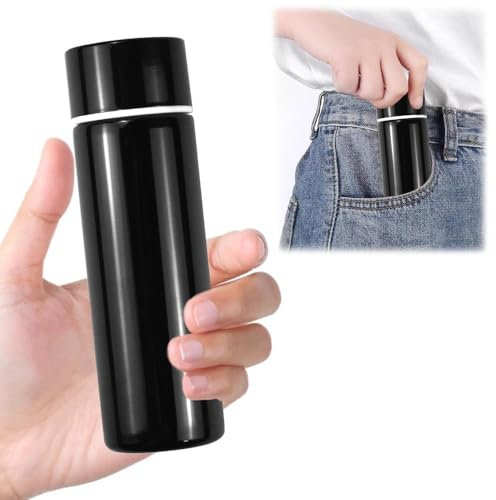 Botella térmica pequeña de 150 ml, mini termo de acero inoxidable, botella térmica sellada de viaje, taza térmica de café portátil, mini botellas de agua caliente, termo bebidas heladas