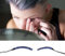PUNELE LED Faux Cils Lumineux pour la Fête, les, les Boîtes de Nuit, L'Halloween, L'élégant, Léger, Fiable illuminé de Faux Cils Lumineux Kit avec Fibre Artificielle, Pinces à Cheveux (Bleu)