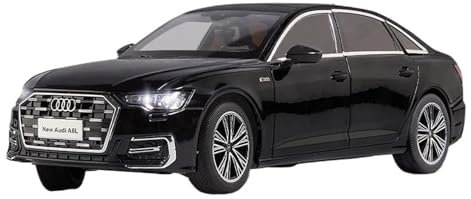 ZHRDWE Modellauto Metall 1:18 Für Audi A6 Coupe Großformatige Legierung Collector Edition Diecast Metallfahrzeuge Automodell Spielzeuggeschenk Spielzeugauto(Schwarz)