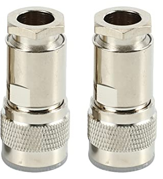 Osmond 2 Pcs N Type Male Clamp RG8 LMR400 RG165 RG213 7D- Coaxial Connector