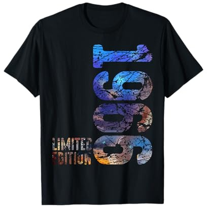 60e Anniversaire Homme Femme 60 Ans 1966 décoration Cadeau Amusant T-Shirt