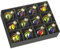 Heaven Sends Multi Coloured Glass Bauble Christmas Tree Decorations. Set of 12