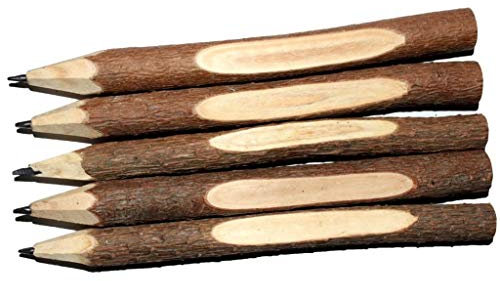 Abcsea 5PCS Holz Bleistift, Fortgeschrittene Kreative Original Ökologischen Handgefertigten Holz Bleistift