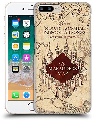 Head Case Designs Officially Licensed Harry Potter The Marauder's Map Prisoner Of Azkaban II Hard Back Case Compatible With Apple iPhone 7 Plus/iPhone 8 Plus