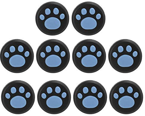 fasient1 10 Pieces Replacement Thumb Grips Caps Cover Silicone Cute Cat Claw Analog Controller Joystick Thumb Stick Cap, for for One for