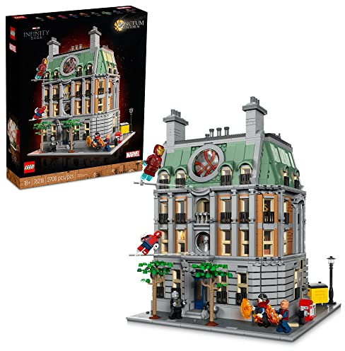 LEGO Marvel Sanctum Sanctorum 76218, 3-Story Modular Building Set, Avengers Movie Collectible, 9 Minifigures Including Doctor Strange, Wong, Spider-Man, Iron Man and The Scarlet Witch