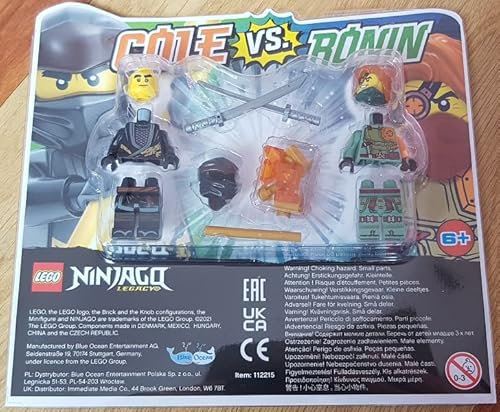 LEGO Ninjago Cole vs Ronin Minifigure Blister Pack Set 112215