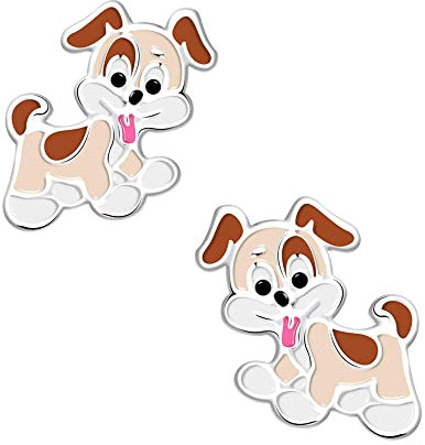 FIVE-D Ohrstecker Kinderohrringe Hund 925 Sterling Silber