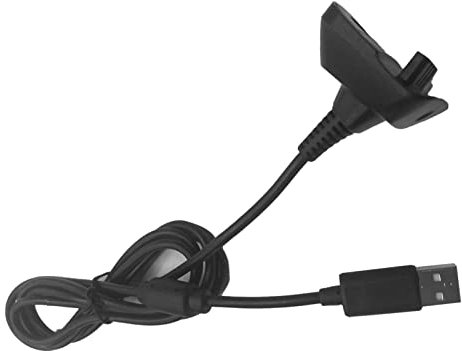 Câble de de Manette sans Fil pour 360, Cordon de Câble de Chargeur USB Plug and Play en PVC avec Anneau Magnétique pour Manettes de Jeu sans Fil 360, 4,9 Pieds