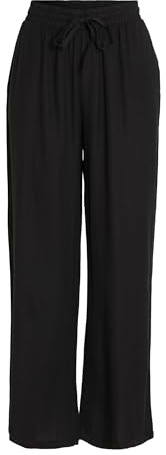 Vila Women's Trousers, Black, 12