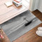 Badematte 50x80cm, Rutschfeste Badteppich, Ocean Decor, Wrack kleines gestrandetes Boot am Meer Schnee Wolken Windy Day W,Mikrofaser Badvorleger mit, Wasserabsorbierende Weiche teppiche für Badezimmer