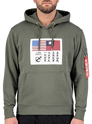 Alpha Industries Herren Alpha Industries USN Blood Chit Sweater Sweatshirt für Herren Sweatshirt (1er Pack)
