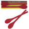 Honey Bear Kitchen Silikon Rührlöffel (2er Set, Super Scarlet) für Kaffee & Tee