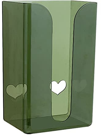 Wall Tissue Box - Rectangular Wall Tissue Dispenser Holder Without Nails,Wall Napkin Box Holder Simple Store & Distribute Paper Towels for End Table, Bedside Table, Desk, Kitchen, Living