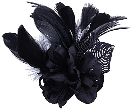 ISAKEN Feder Brosche Damen Broschen Vintage Feder Design Anstecknadel Kleidung Dekoration Frauen Brosche Deko Brooch Schmuck Zubehör