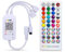 Doumneou Controller LED Bluetooth DC5-24V + 40 Controllo APP e Sincronizzazione Musica RGB IR RF per Luce LED RGB 5050 3528