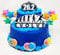 26.2 Marathon Running Themed 7 Piece Celebration Cake Topper Set (Unique Design)