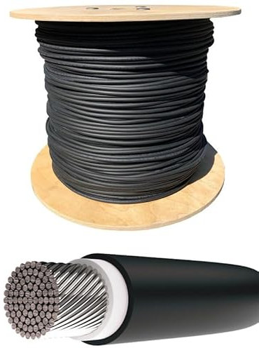 NAK Kabel 6mm2 PV Kabel Schwarz (30m)