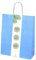 DeinPack Papiertüten aus Kraftpapier, Papiertüten mit Henkel, Geschenkverpackung, Geschenktüten, Gastgeschenke Tüten, Mitgebseltüten, Geschenktüten Set - 50 x blaue Papier Tüten 32 x 12 x 41 cm