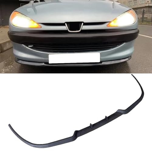 ELIT TUNING STORE Pour Peugeot 206 207 306 Cupra R Pare-chocs Avant Lıp Spoiler Lıp Universel 3 Pcs Body Kit Sport Tuning Protecteur Accessoire Voiture Pièces Extérieures