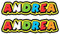 GamesMonkey® - Aufkleber im Stil von Vale The Doctor - 2 Stück - verschiedene Größen - Racing Cross Piste Auto Motorrad Sticker (Andrea, 15 x 3 cm)