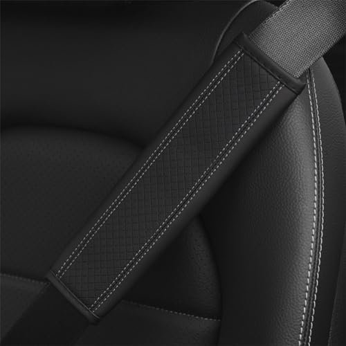 SNAHLPER 2stück Auto Gurtpolster Sicherheitsgurt für Mercedes Benz C Class AMG GLC AMG Sport, Schulterschutz Autogurtpolster Schutz für Erwachsene und Kinder,B