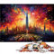 1000-teiliges Puzzle, Dubai Burj Khalifa, Papierpuzzle, für Erwachsene, Familien oder Kinder, Denksport-Puzzle, Größe: 50 x 75 cm