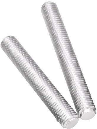 Tige filetée en aluminium, barre entièrement filetée M8 M10 M12, longueur 40 90 200 mm, tiges entièrement filetées, goujons de barre, 2 pièces(M10x150)
