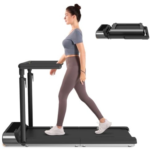 WalkingPad R3 Hybrid+, Laufband Klappbares für Zuhause 1-12km/h, Fernbedienung und LED-Anzeige, APP & Tablet Holder, Ultra-LEISER mit Doppelter Stoßdämpfung, Apple Watch Verbindung, Keine Montage