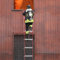 SUBTLETY 15m Haushalt Feuerleitern Aluminium Feuerfeste Rettungsleiter Strickleiter mit Teleskpierbare Leiterhaken Faltbare Sicherheitsleitern Tragfähigkeit bis 450KG Fluchtleiter für Balkon Fenster