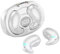 BaYuYPOO Wireless Sleep Earbuds, Ultra-Thin Bluetooth 5.3 Headphones, Noise Cancelling, Comfortable Invisible Sleep Earbuds for Side Sleepers, White