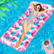 Matelas Gonflable Piscine, Radeau Flottant de Piscine avec Trous, Hamac d’Eau Plage Portable, Hamac de Piscine, Flottant Hamac Gonflable, Bouee Piscine Adulte, 4 in 1 Matelas Filet Piscine Gonflable