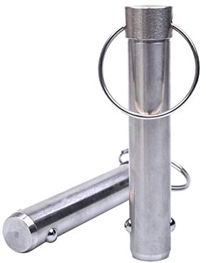 Bulloni a sgancio rapido, perni di bloccaggio, 1 pz VCN114 Diametro 20 mm Molla in acciaio inossidabile Perno a sgancio rapido resistente, Perno di fissaggio a testa sferica con anello di trazione(VCN