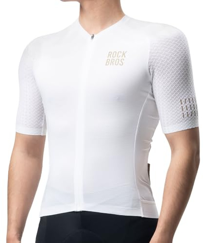 ROCKBROS Herren Damen Fahrradtrikot Kurzarm Radtrikot Rennrad Trikot Schnell trocknend Fahrradbekleidung Atmungsaktiv für Radsport MTB