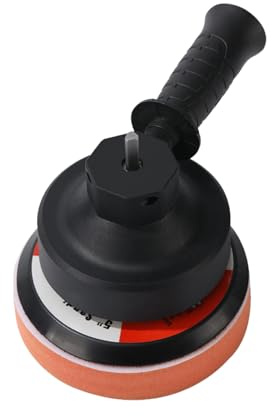 Lucidatrice per auto senza fili, 12 cm, funzionamento fluido e silenzioso, in ABS silenzioso, con manico staccabile, levigatrice per rimuovere , dettagli auto, levigatura