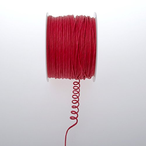 Papierdraht rot - 2mm 100m - 601-26