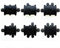 Waterproof Junction Box, BE-TOOL IP68 Electrical Junction Box Waterproof Connectors for Outdoor Lighting External Junction Box Black (4 Way IP68-B)