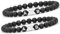BAVELA Herz Pärchen Armband | Partnerarmbänder mit Gravur | Freundschaftsarmband | Personalisiertes Geschenk für Paare | Individuell
