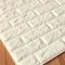 RHP 3D Tapete Wandpaneele Selbstklebend Ziegelstein Wasserdicht Wandaufkleber Tapete Wandpaneele selbstklebend Moderne Wandverkleidung in Steinoptik schnelle & leichte Montage (10 Stück, Beige)
