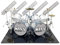mini drum kit the kiss 40cm tribute miniature rock model scale 1:4 collectible size dolls set akku modell sammler